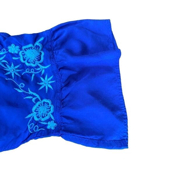 Soft Surroundings Tunic Beach Cover Up Embroidered Floral Small - Picture 3 of 7